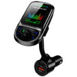 FM-трансмітер модулятор Sebeks C85 QC3.0 швидка зарядка - Зображення 2