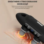 Масажер перкусійний з шістьма голівками портативний JZ-AMQ-01 - Зображення 4