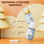 Підігрівач для пляшечок з регулюванням температури портативний MIHE-24 - Зображення 3