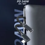 Кабель подовжувач Type-C 240Вт USB 3.2 кутовий
