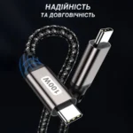 Кабель Type-C – Type-C 100Вт