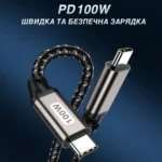 Кабель Type-C – Type-C 100Вт