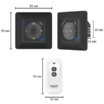 Розумна розетка з Type-C PD 20W USB-A QC