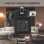 Розумна розетка з Type-C PD 20W USB-A QC